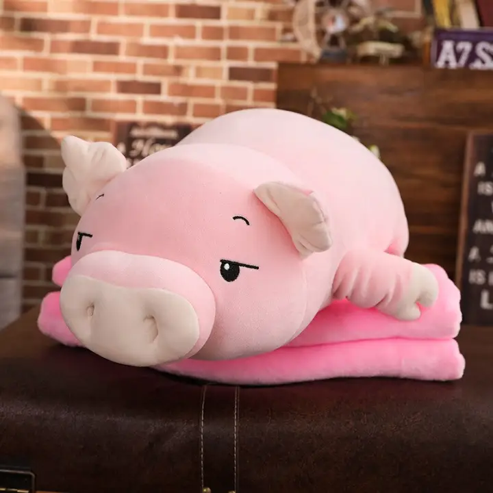 squishy pig pillow