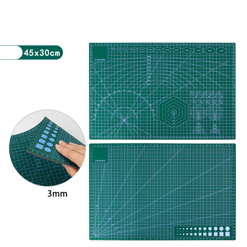 FS Cutting mat A1/A2/A3/A43mm thickened double-sided scale handmade model table mat