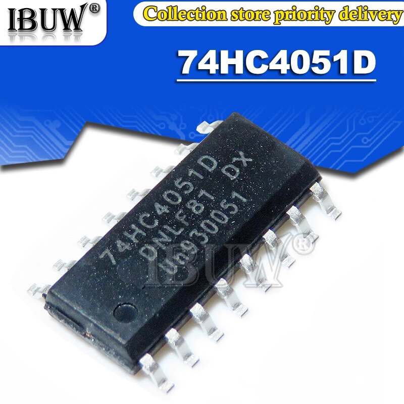 10pcs sn74hc4051d sop16 74hc4051d sop-16 74hc4051 sop logic ic