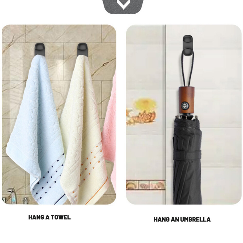 Rice Spoon Storage Rack Multifunctional Hooks Self-adhesive Holder Racks Wire Plug Organizer for Kitchen Accessories