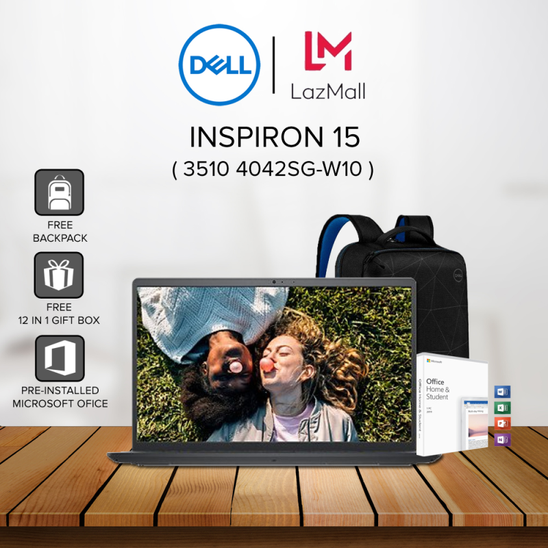 Dell Inspiron 15 3510 4042SG-W10 15.6 Laptop Black ( Celeron N4020, 4GB, 256GB SSD, Intel, W10, HS ) Malaysia