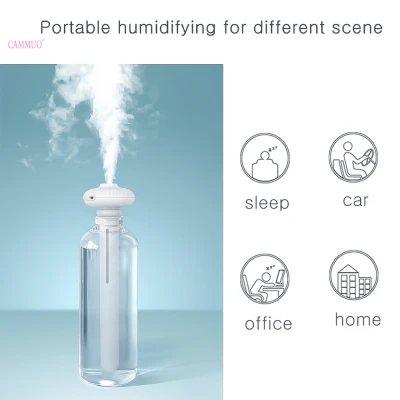 Cammuo USB Humidifier Ultrasonic Mist Maker Dismountable Donut Portable Aroma Diffuser for Home Car Office Travel