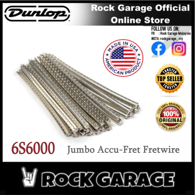 Jim Dunlop 6S6000 Jumbo Accu-Fret Fretwire Malaysia