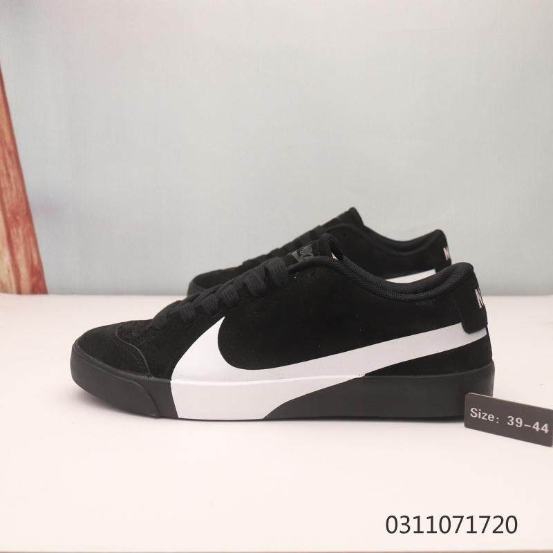 Authentic Nike_Blazer City Low OffWhite Nike_Swoosh Skateboard Shoes Men's Fashion Sneakers