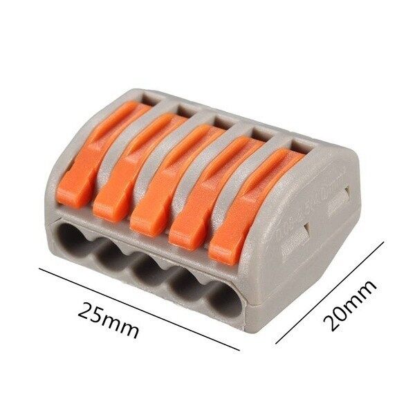 10pcs 2/3/4/5/8 Way Fast Electric Wire Connector for Universal Cable