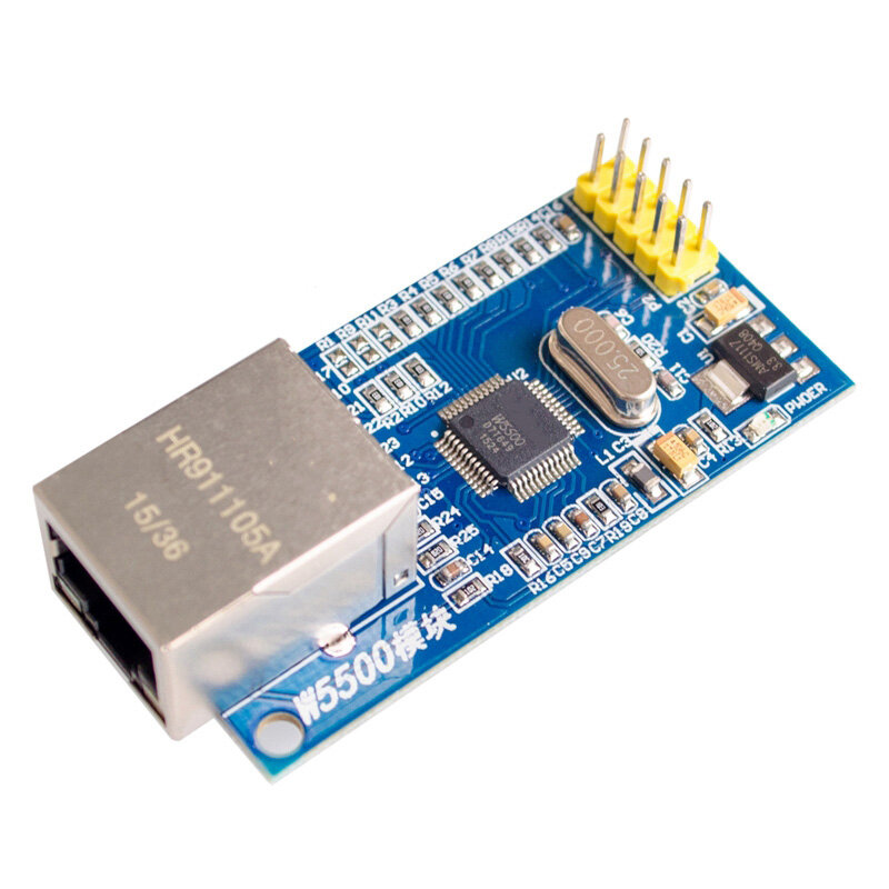 W5500 network module full hardware tcp/ip protocol stack ethernet 51 stm32 microcontroller