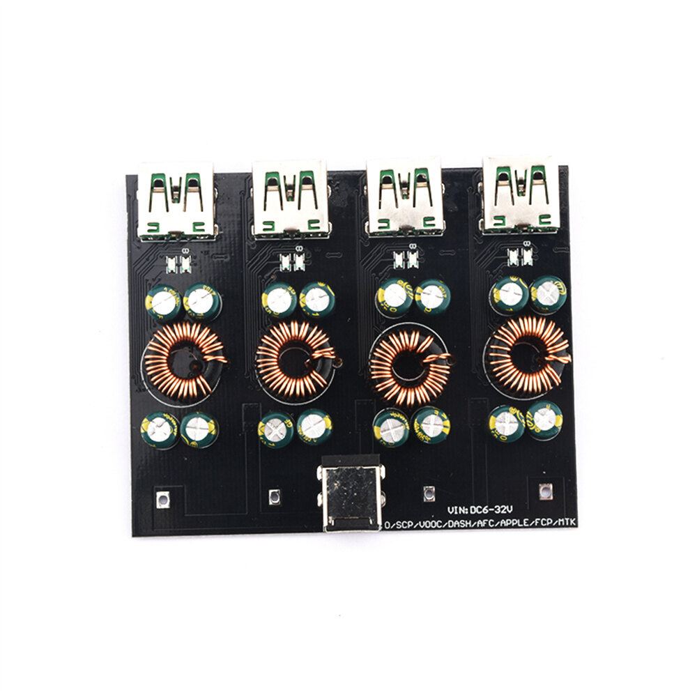 【Ready Stock】Sw3518s DC6V-32v Fast Charging Power Step-down Module 2-way Module USB Pd3.0 (PPS) Mobile Phone Fast Charging Board