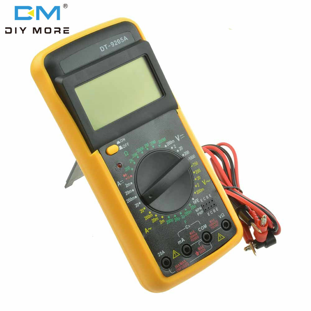 diymore DT-9205A Multimeter, Giá vạn năng, Đồng hồ vạn năng kỹ thuật số, Đồng hồ điện, Đồng hồ điện, Giá vạn năng Kẹp đo hiện tại Meter