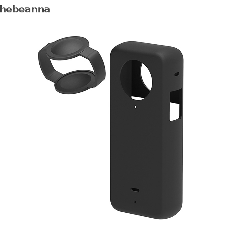 Hebeanna Vỏ Silicone bảo vệ cho insta360 X3 cơ thể Silicone Bìa Vỏ bảo vệ máy ảnh Phụ kiện camera hành trình