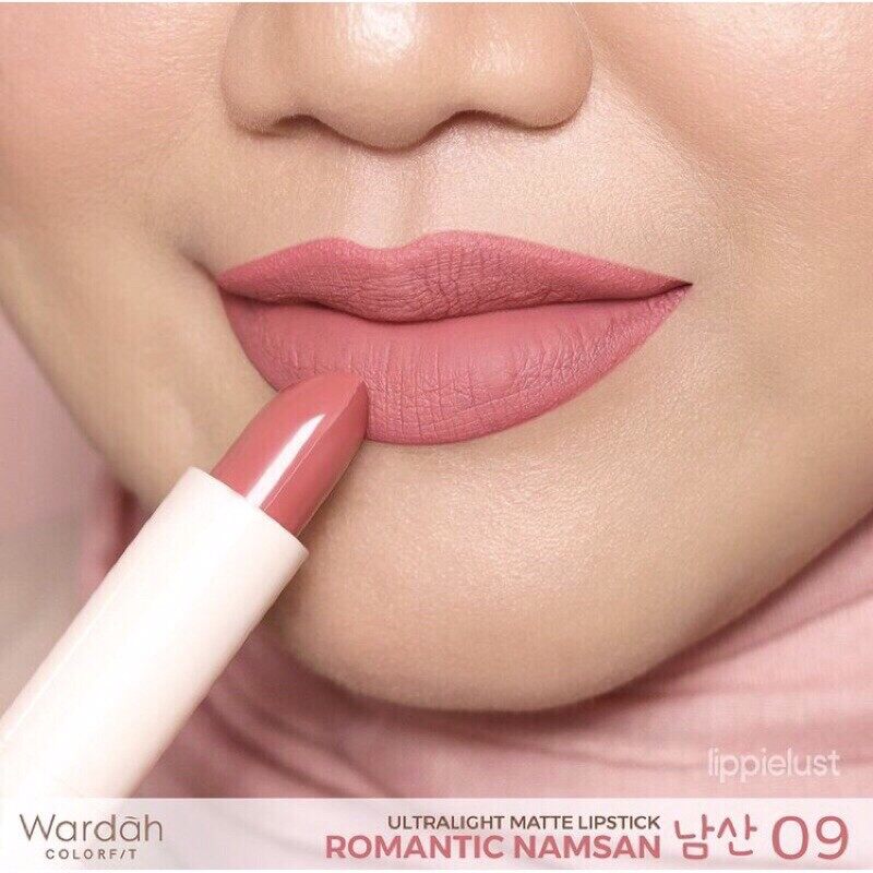 review wardah ultralight matte lipstick korea edition