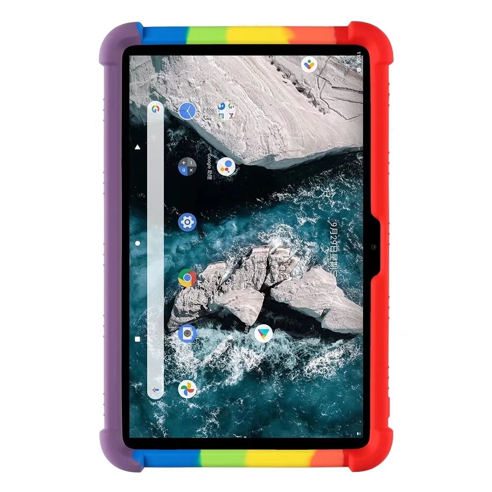 Shockproof silicone case for Nokia T20 10.4 inch anti-drop Bracket cover