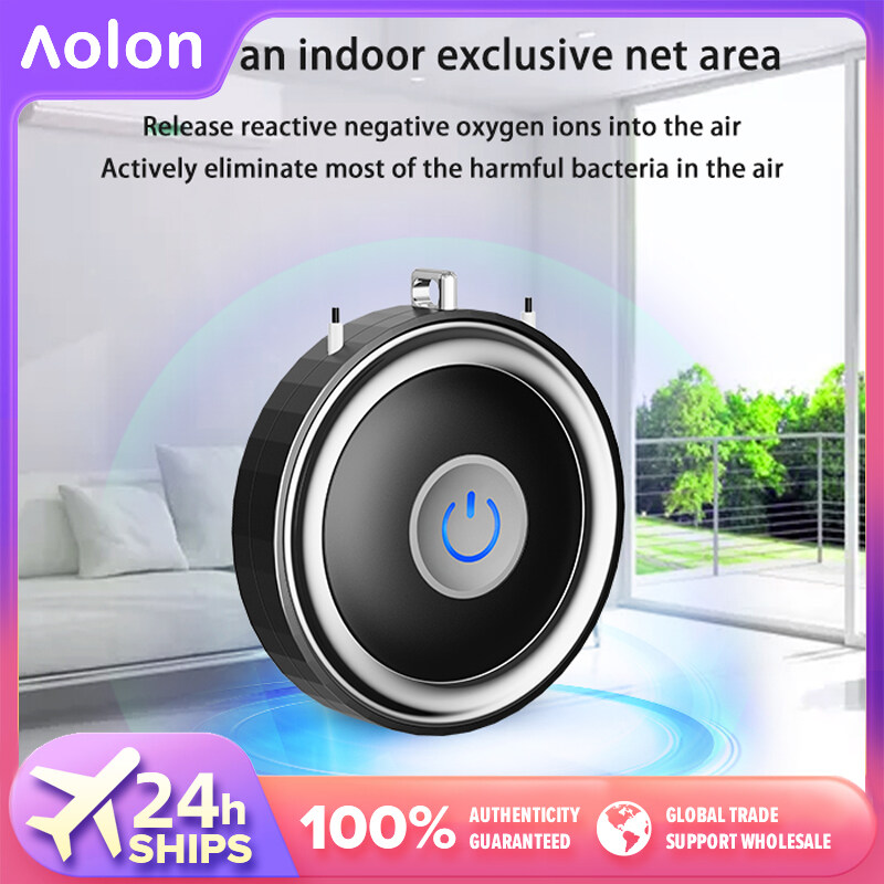 Personal Wearable Air Purifier Necklace with LCD Screen Display