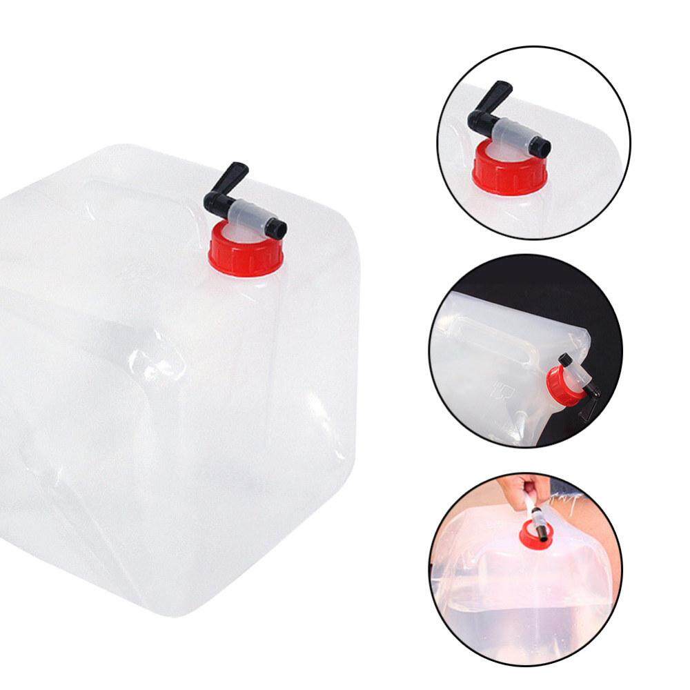 Collapsible Water Bucket Folding Storage Outdoor Hiking Camping Travel Kits 10L