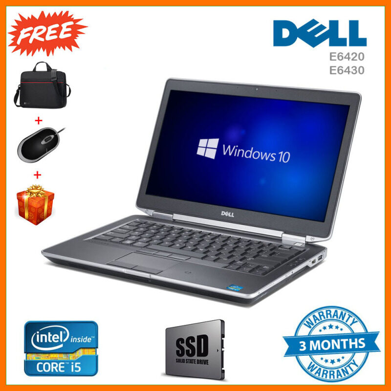 Bajet Laptop | Student / Office Use | Murah Sale | Dell Latitude e6000 Series | Core-i5 | 4GB (upto 8GB) Memory | 320GB HDD/SSD | WiFi | WebCam | Windows 10 Pro | MS-Office | 3 Months Warranty | FREE GIFTS Malaysia