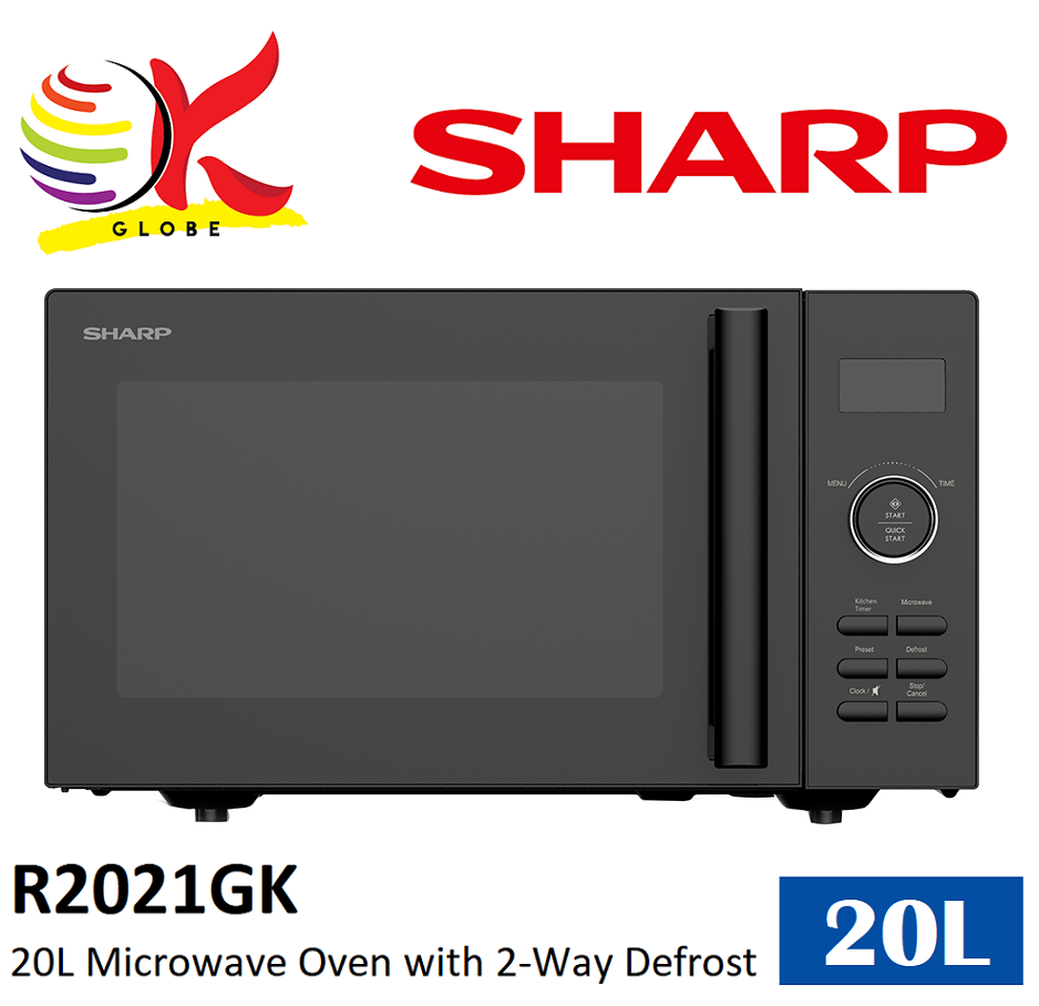 SHARP R2021GK 20L 800W BASIC DIGITAL CONTROL MICROWAVE OVEN WITH 2WAY