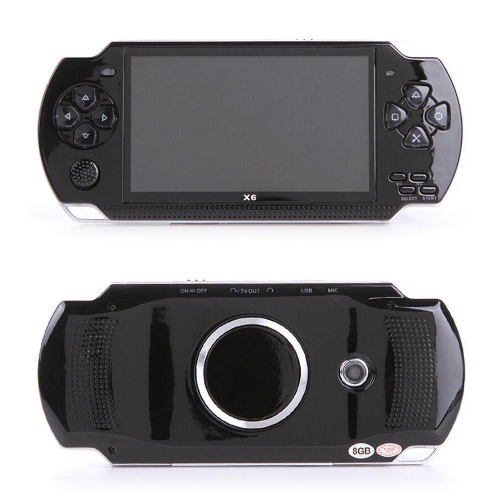 BuyInBulk 4 3-inch Large-screen Arcade Handheld Game Console, 1000 GAMES Retro Game Console Handheld Game Console 8GB, 4 3inch Screen, Built-in 500