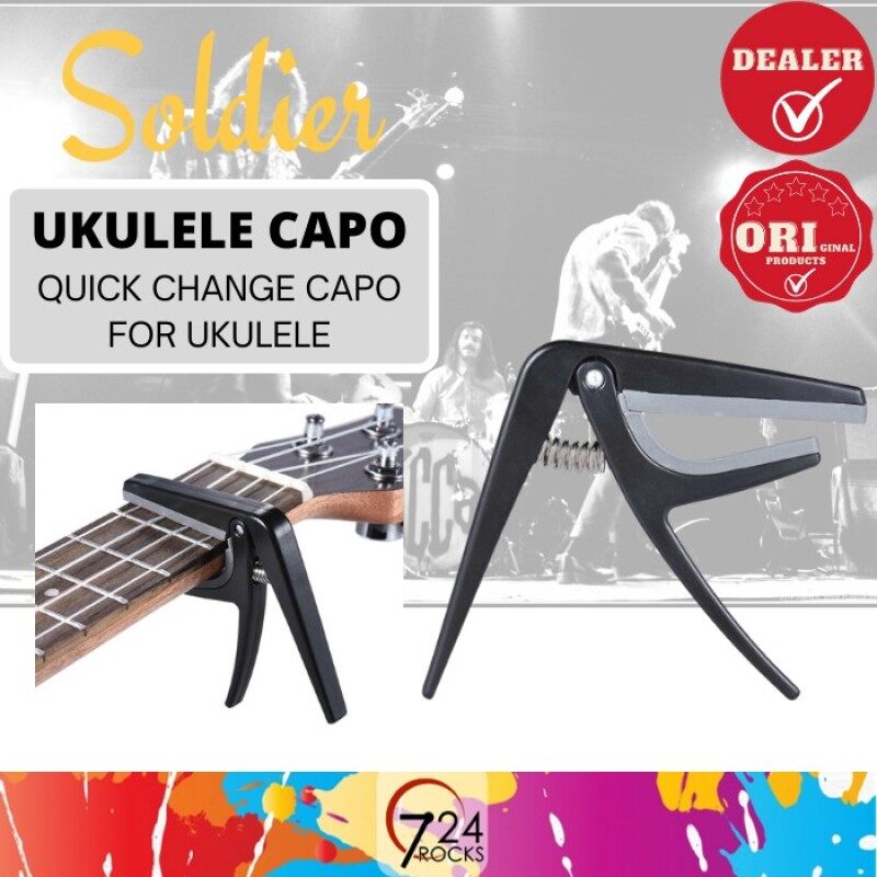 724 ROCKS Professional Quick Change Ukulele Capo Malaysia