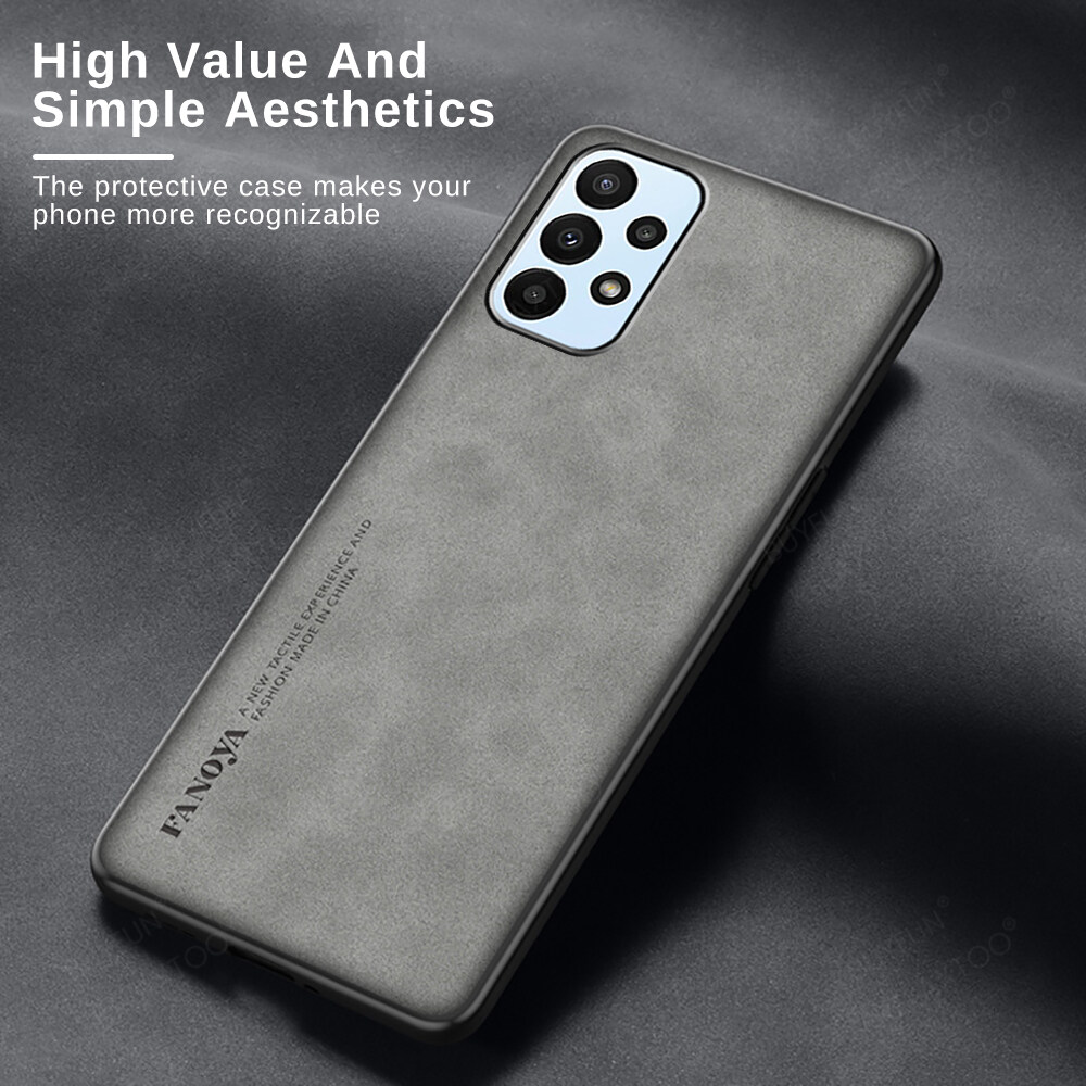 Ốp Da Mờ Yangbuck Sang Trọng Cho Samsung Galaxy A13 A23 A33 A53 A73 5G Ốp Chống Sốc Cho Samsung M23 M33 M53 Fundas