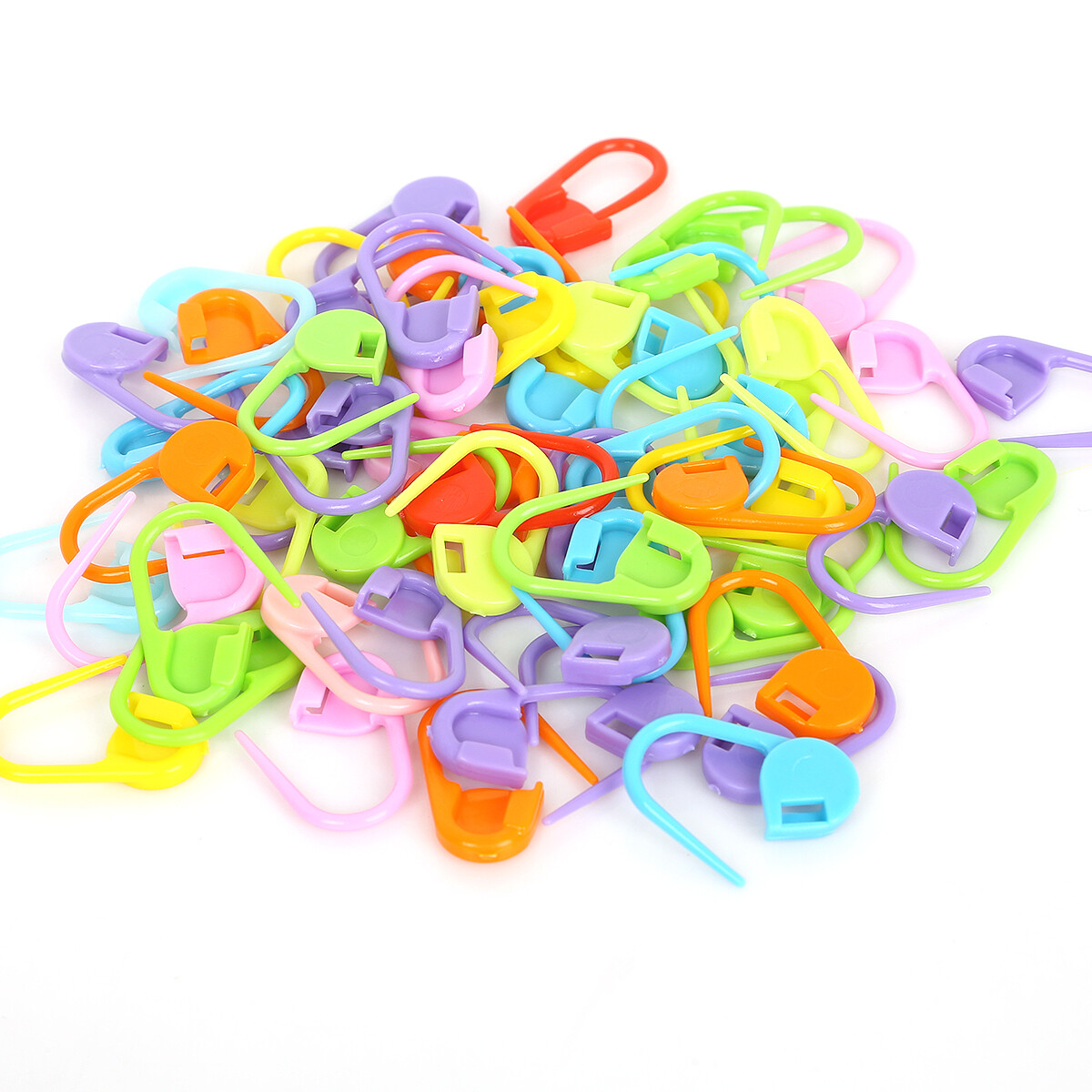 10pcs/Bag Plastic Mark Buckle Knitting Yarn Crochet Accessories Marker Tool Weaving Sewing Tools & Accessory