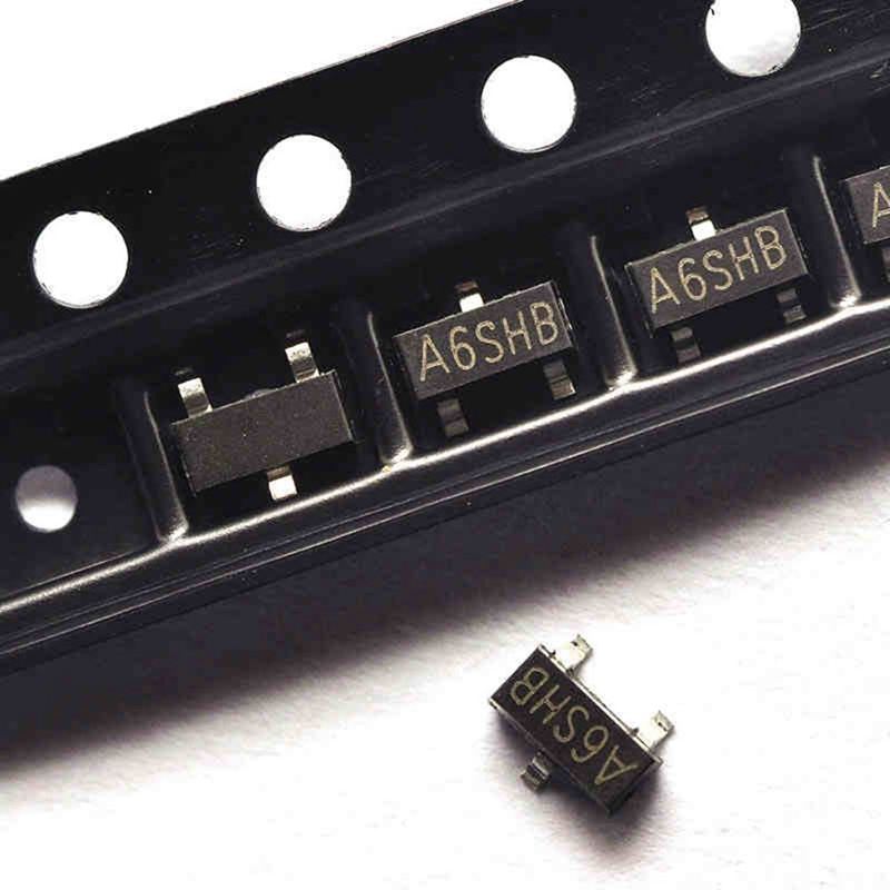 50pcs si2306 a6shb 3.5a/30v sot-23 n-channel 30-v mosfet transistor