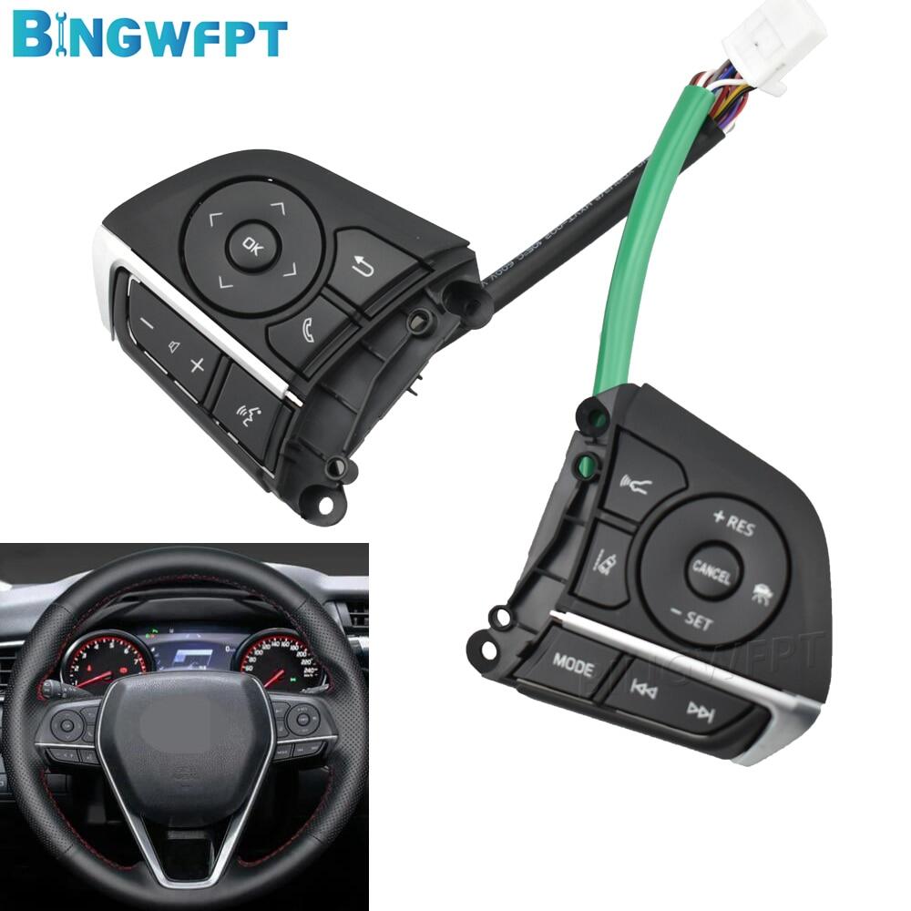New remote cruise control button car steering wheel control buttons for toyota avalon camry corolla 2019 2020 2021 2022 2023