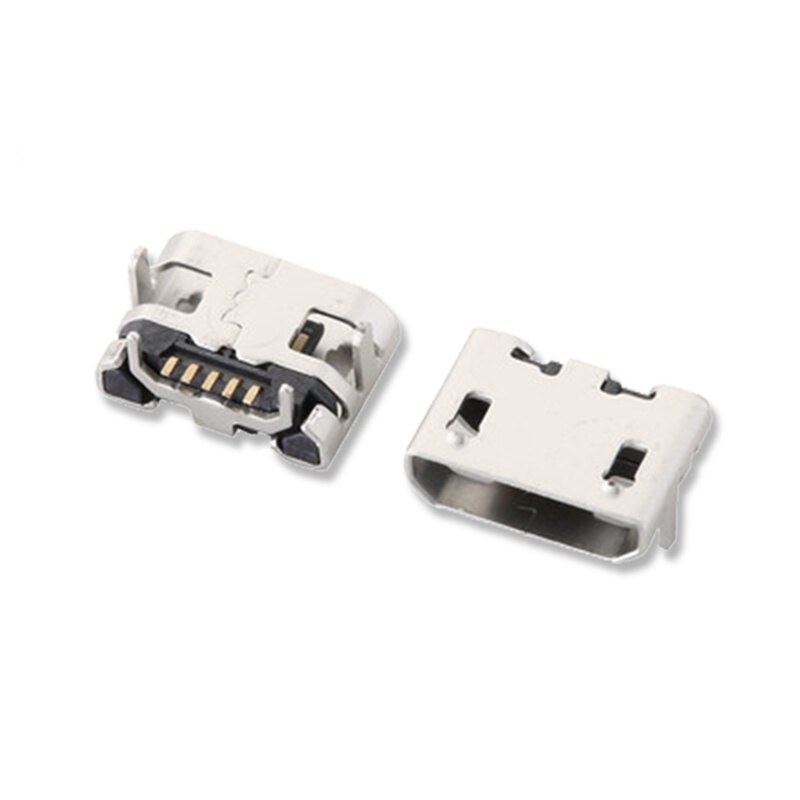 Micro USB 5 pin SMT Ổ cắm nối loại B nữ vị trí SMD DIP dnigef sạc USB kết nối 2pin SMD/Dip 10 cái hjxrhgal