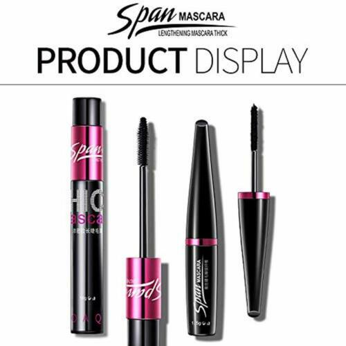 [Dorisna] 4D Silk Fiber Eyelash Mascara Extension Makeup Waterproof Silk + Mascara