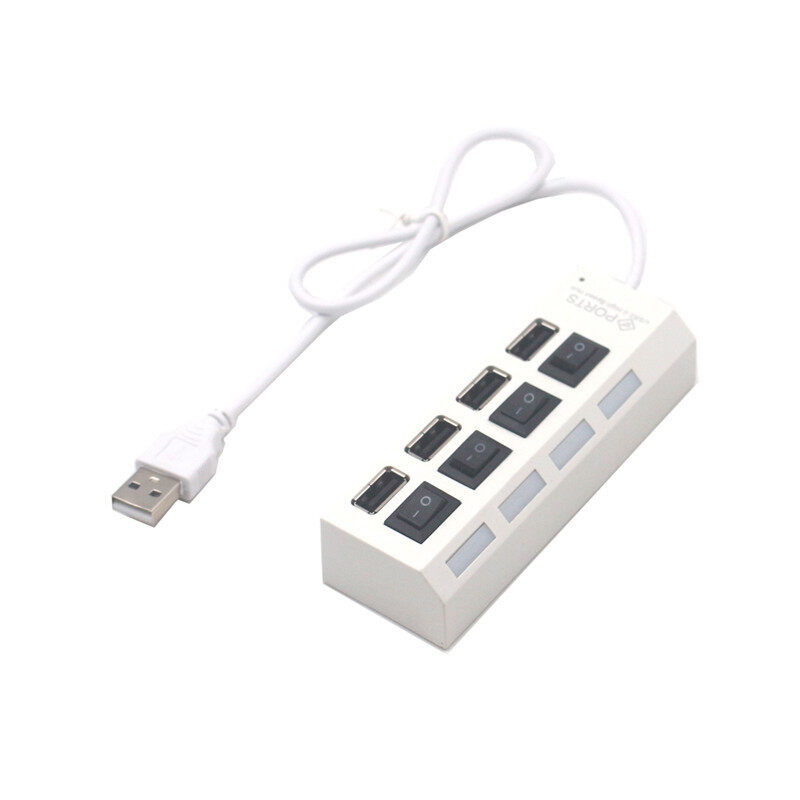 Usb hub 2.0/3.0 usb splitter 4 port / 7 port micro hub usb high speed hub with led on/off switch hub splitters usb c hub 3.0 type-c hub usb adapter for pc notebook computer accessories usb 集线器