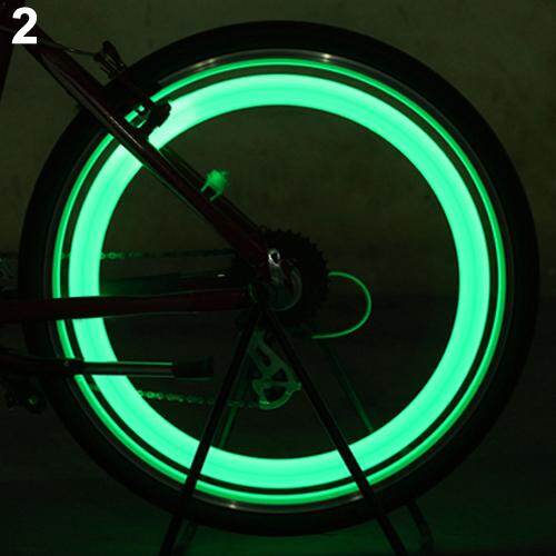 Ghxdryuru Safety Bright Bike Bicycle Cycling Car Wheel Tire Tyre LED Spoke Light Lamp