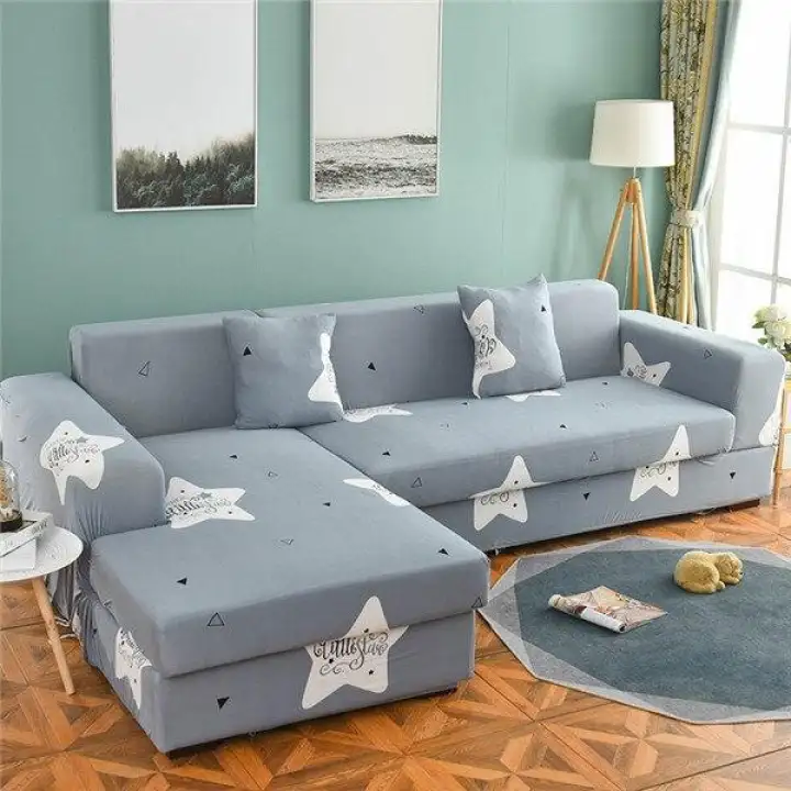 Geometric Couch Cover 1 2 Pieces Stretch Slipcovers Set Elastic Stretch Slipcovers Set Elastic