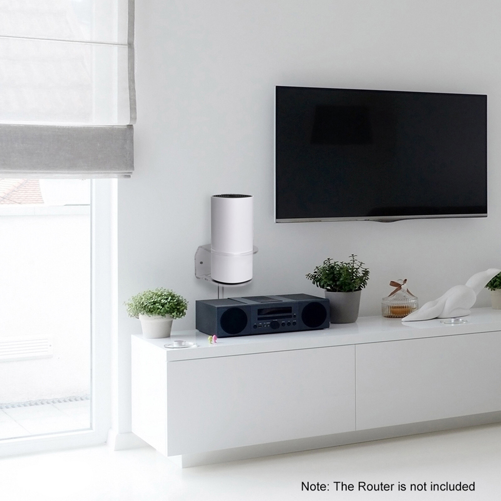 Tương Thích Với Giá Treo Tường Wi-Fi Lưới TP-Link Deco M4, Khung Gắn Chắc Chắn Tương Thích Với TP-Link Deco M4/S4/P9