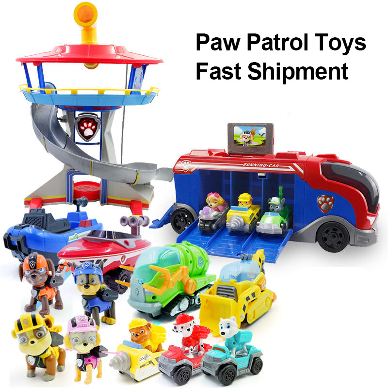 paw patrol cars for the tower