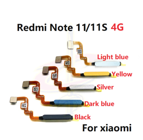 Fingerprint scanner flex for Xiaomi redmi note 11 11S POCO M4 Pro 4G 5G Home Button