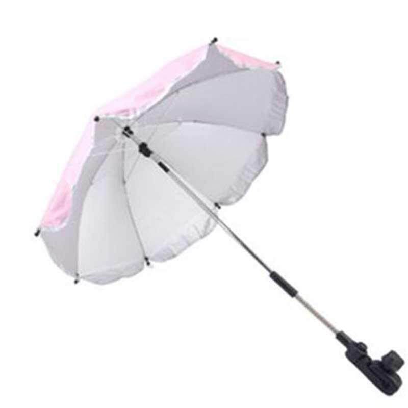 Unbrella Strollers Adjustable Baby Stroller Car Sunshade Umbrella with Clip Stroller Accessories Kids Children Pram Shade Holder Singapore