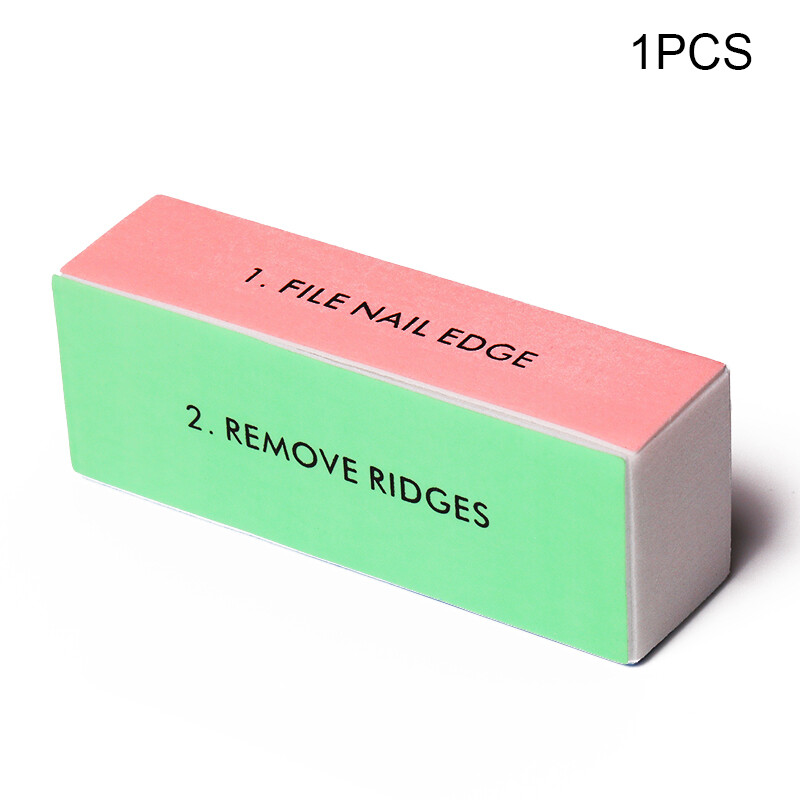 Ur sugar 1pc 4 sides nail art file buffer for gel polish colorful nail sanding blocking grinding nail art tool pedicure
