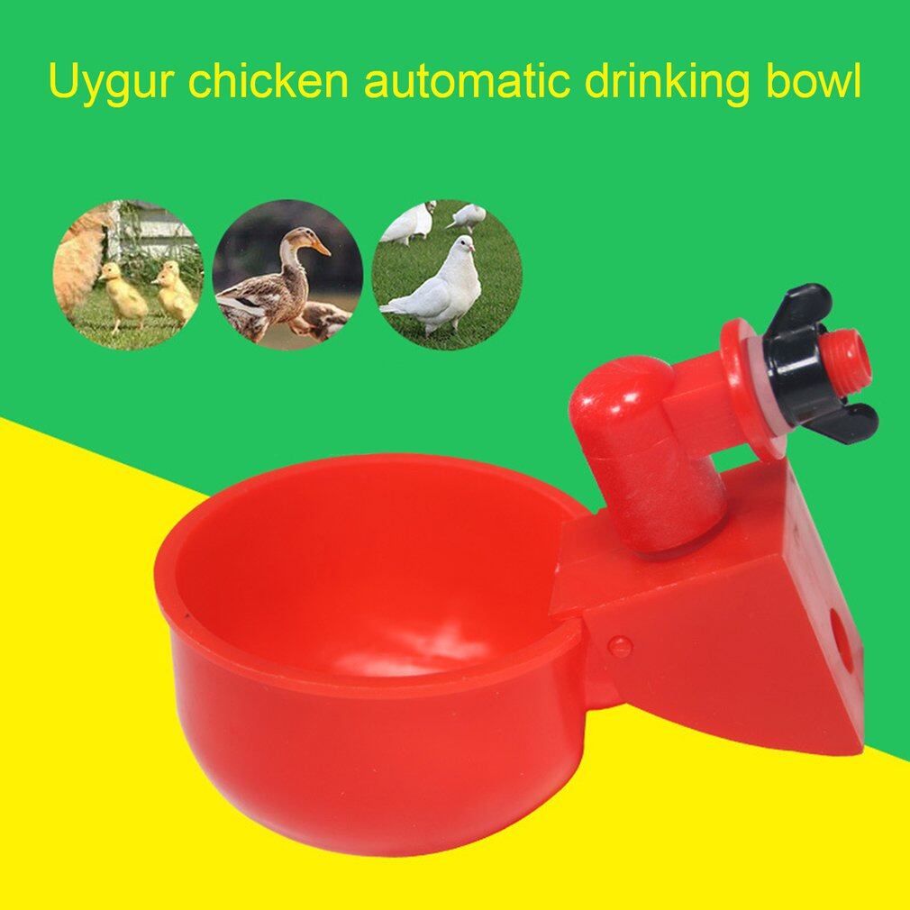 Tự Động Gà cốc nước Sử Dụng Bền Bát uống nước bằng nhựa Cho Gia Cầm Chim Bồ Câu Chim Thỏ Lồng Gia Cầm Lồng