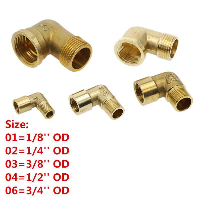 Brass or Bronze Elbow female x female choose one 1//2/" to 1/"BSP