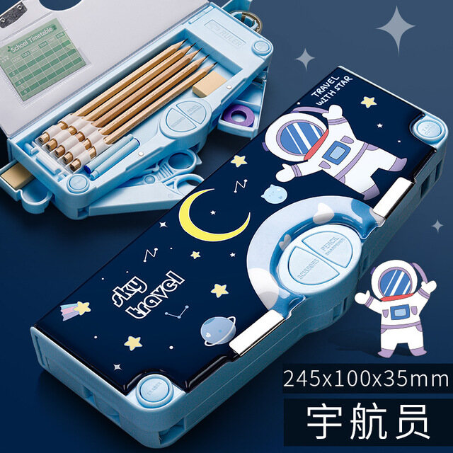 Large Capacity Cute Kawaii Deformed Pencil Case For Boys Girs Multifunctional Pencil Box Pencilcase School Supplies