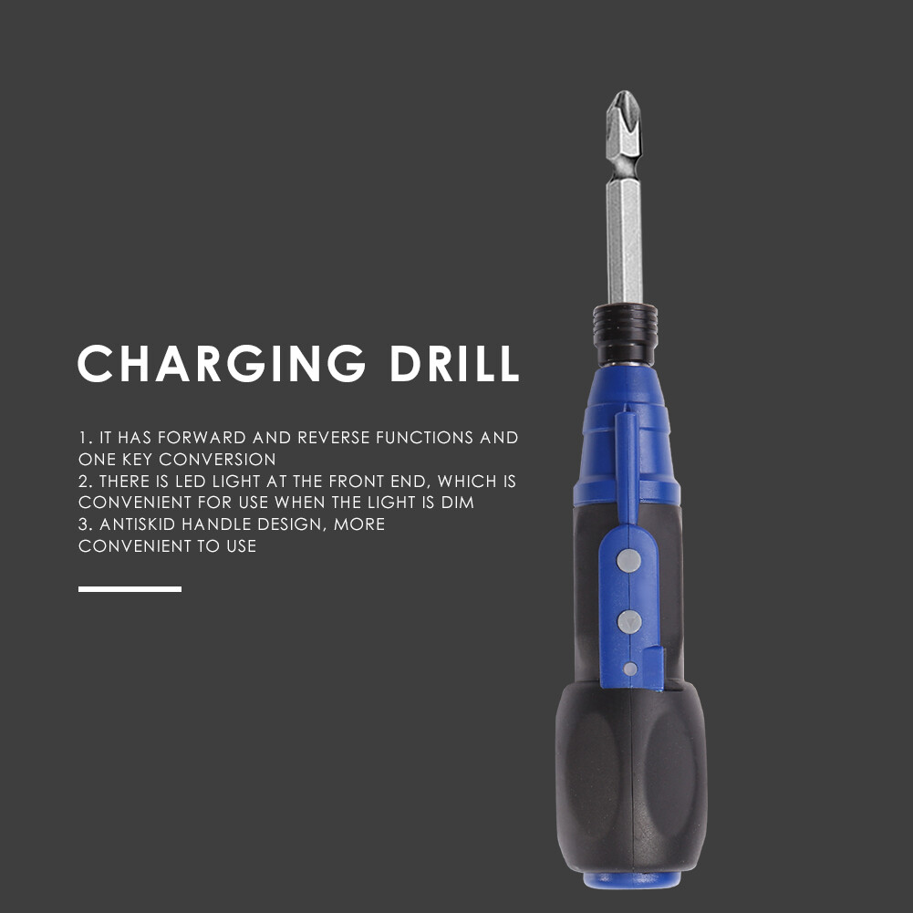 [Bside Tool Store] Tuốc Nơ Vít Điện Mini Mô-men Xoắn Lớn Có Tay Cầm Chống Trượt USB Sạc Khoan