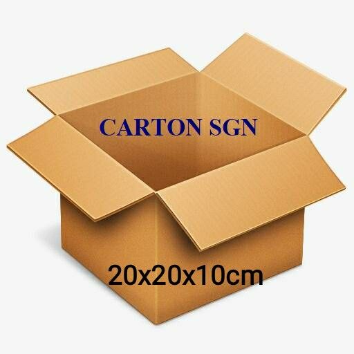 Bộ 20 thùng hộp carton 20x20x10 cm