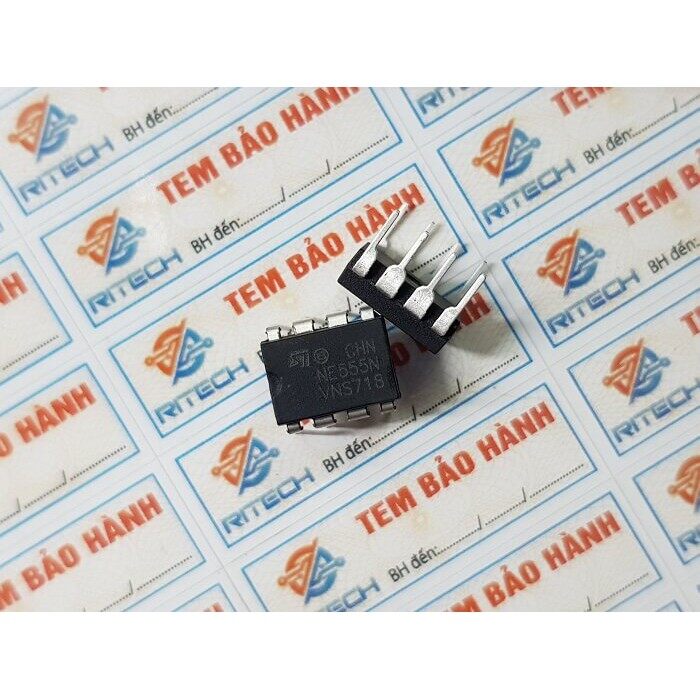 Combo 10 chiếc] ne555, ne555p ic tạo xung dao động dip-8