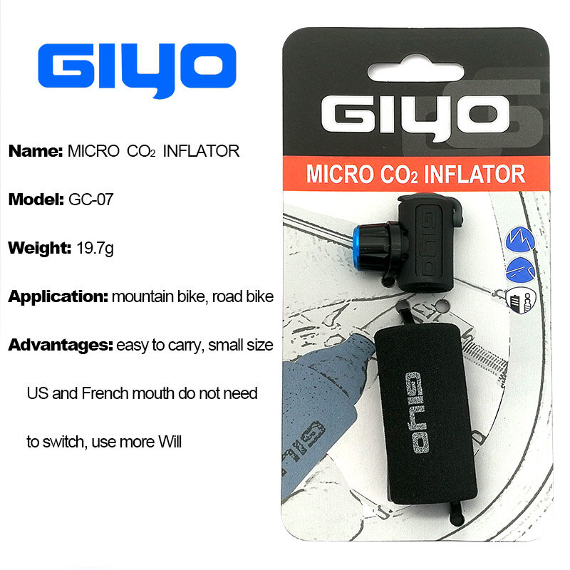 Đầu Van Bơm bình CO2 Giyo GC-07