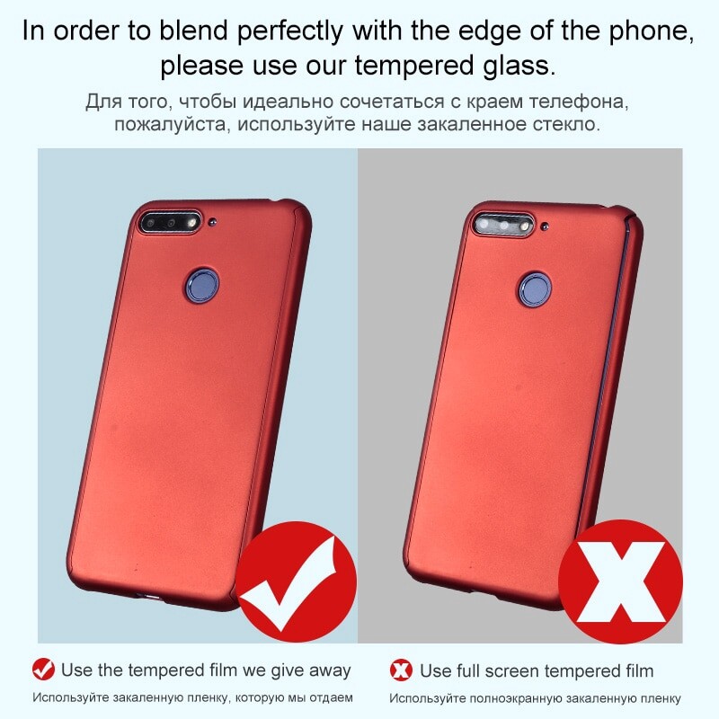 For Huawei Nova 2 Plus Nova 2i Nova 3 Nova 3i Nova Shockproof 360 Degree Full Body Protective Casing Clear Soft TPU Silicone With Tempered Glass