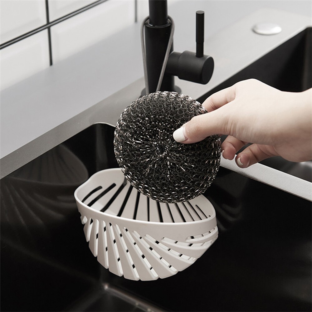 LIANG Faucet Hanging Soap Bathroom Bag Shelf Kitchen Storage Basket Sink Sponge Holder Drain Rack