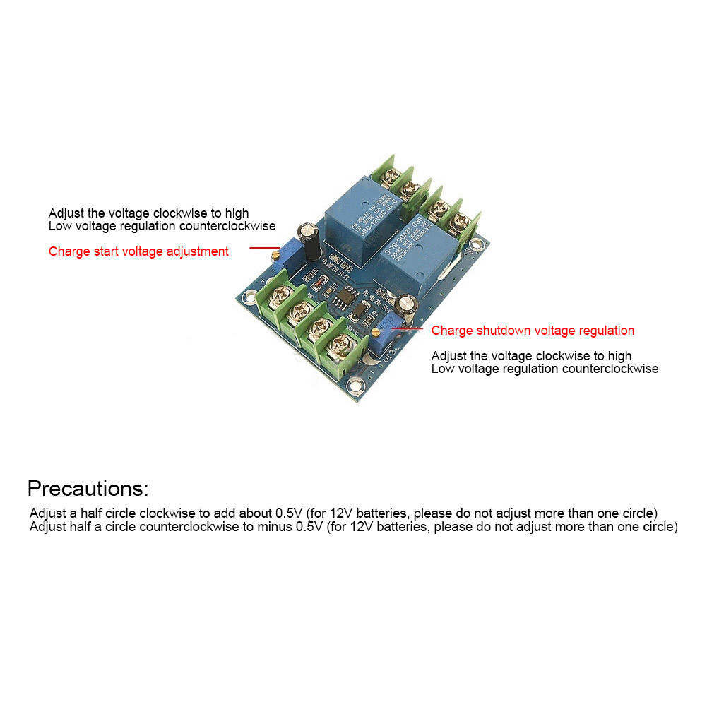 DC 12V 10A Automatic Power Switching Module Emergency Power Supply Charging Controller