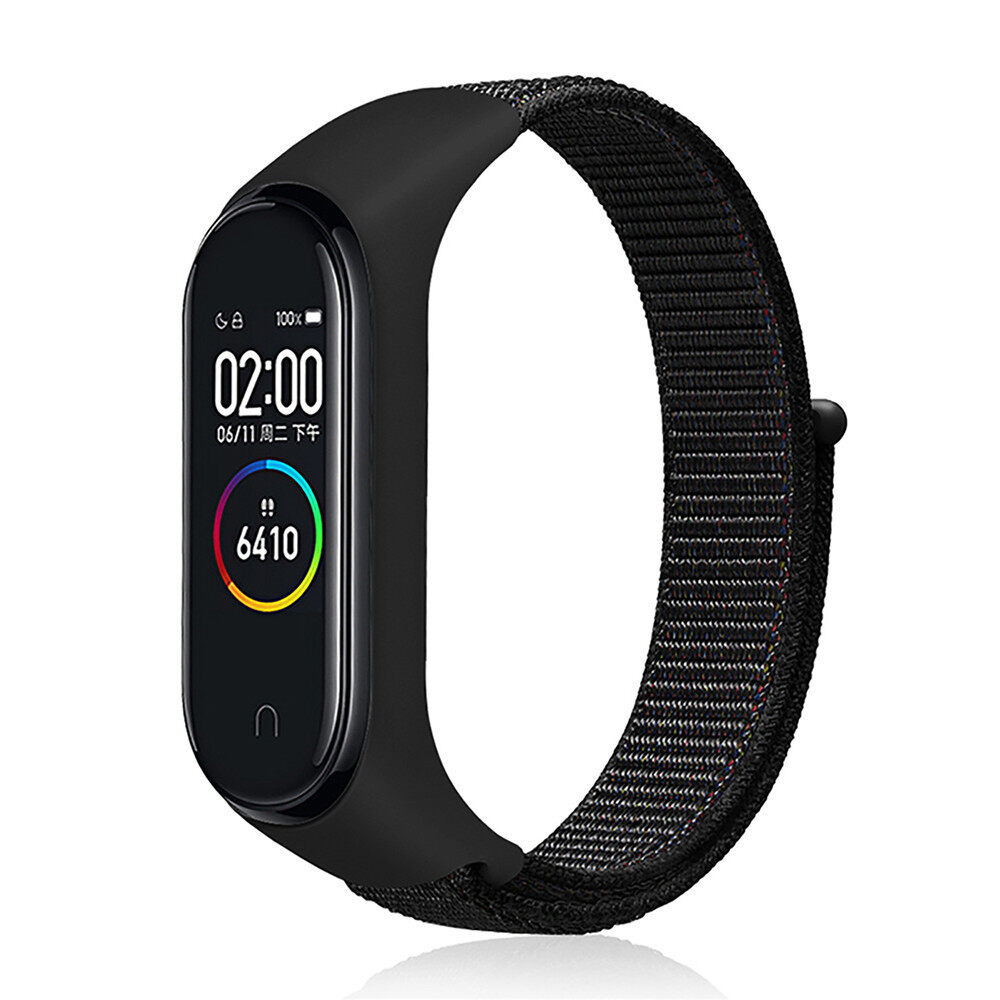 Nylon Strap Bracelet for Mi Band 7 Strap Nylon Sport Loop Watch Belt Pulsera Correa MiBand 6 Wristband for Xiaomi Mi Band 5 4 3 Bracelet