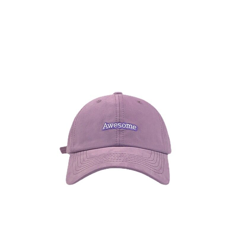 ☑️Awesome Embroidered Baseball Cap Big Head Circumference Men's Casual Plus-Sized Cap Circumference Peaked Cap Women's Face-Looking Small Baseball Cap