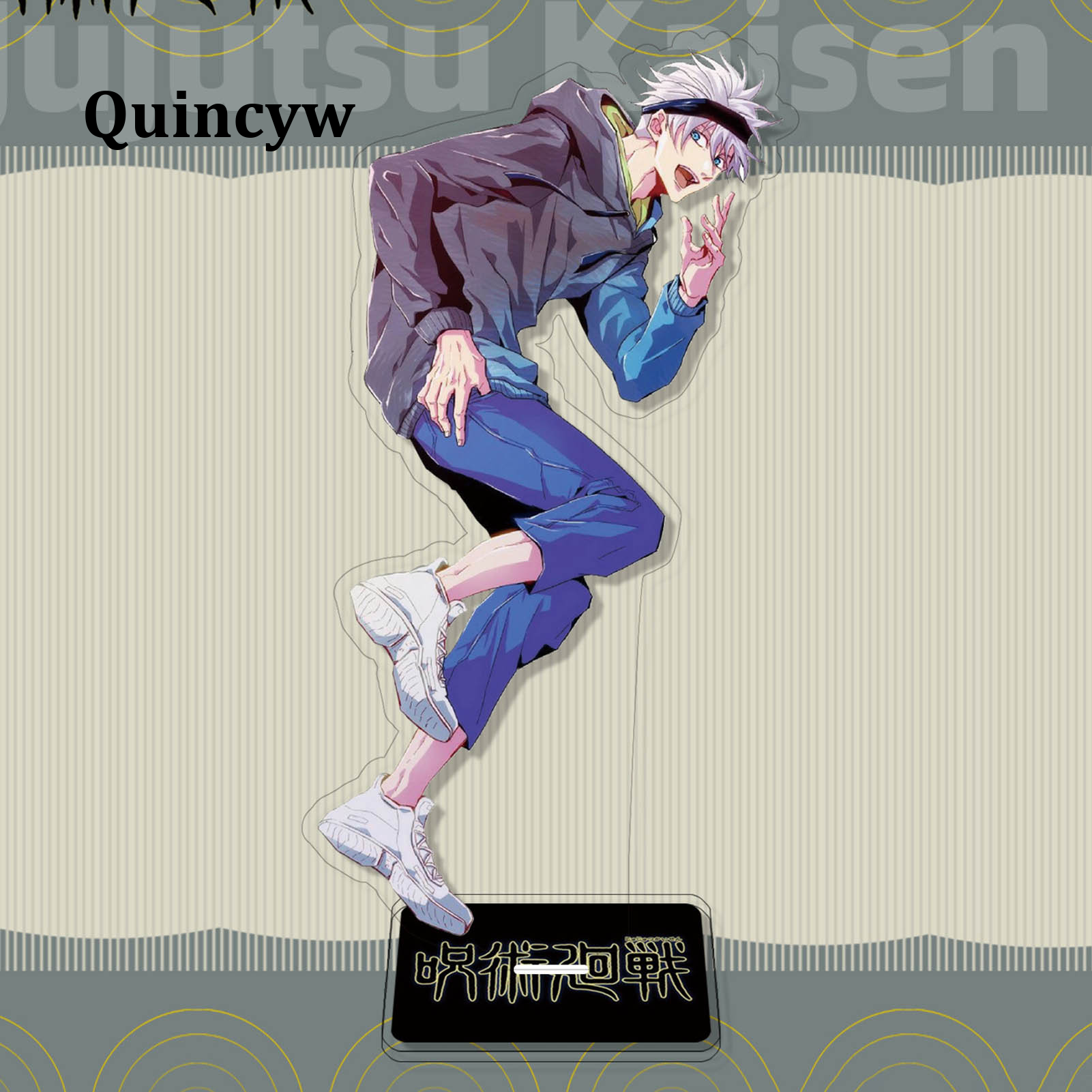 Quincyw Nhân Vật Anime Jujutsu Kaisen Đồ Chơi Mô Hình Giá Đỡ Acrylic Mô Hình Bàn Mô Hình Đồ Chơi Đồ Trang Trí Để Bàn