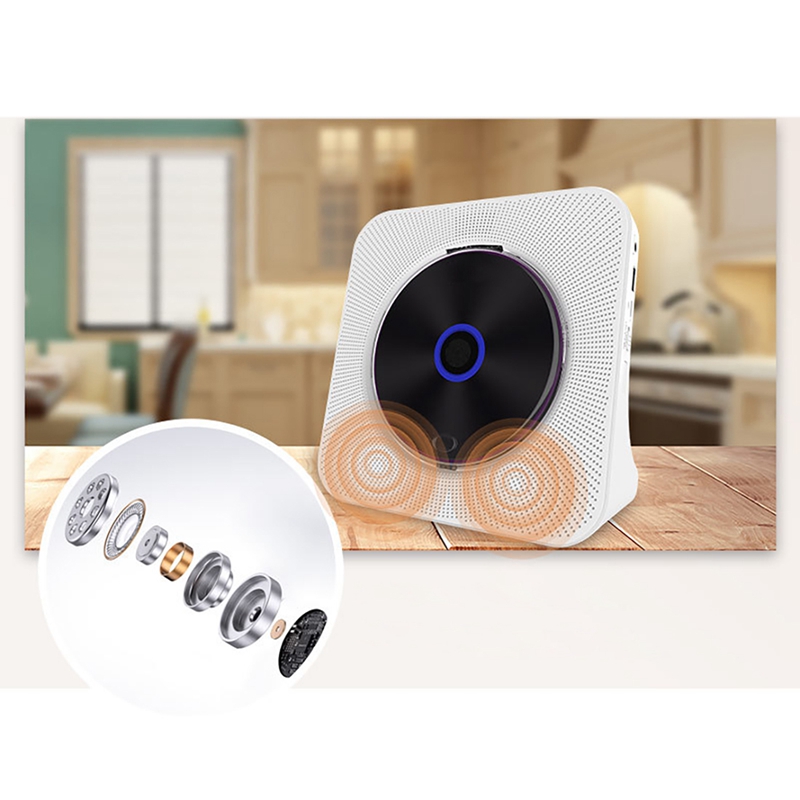 Home CD Player Bluetooth Music Disc Album Disk Portable Music Player EU ...