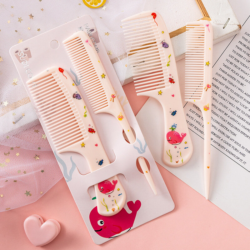 Lovely Cartoon Hair Comb Set with Comb